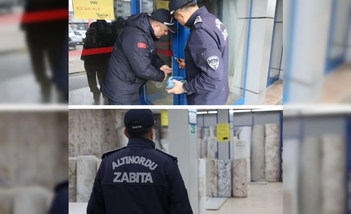 Altınordu'da "Sahte İndirim" Operasyonu: Kaçak Halı Satışına Zabıta Engeli!