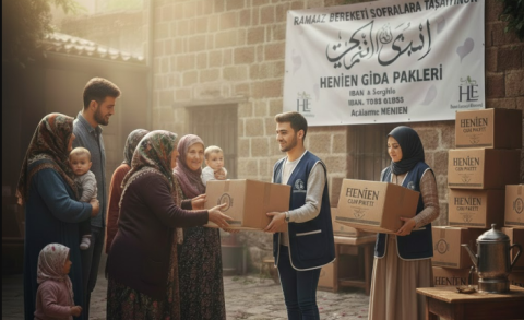 Ramazan Bereketi İrfan Yaşam Derneği ile Sofralara Taşınıyor: "HENİEN" Gıda Paketleri Yola Çıkıyor
